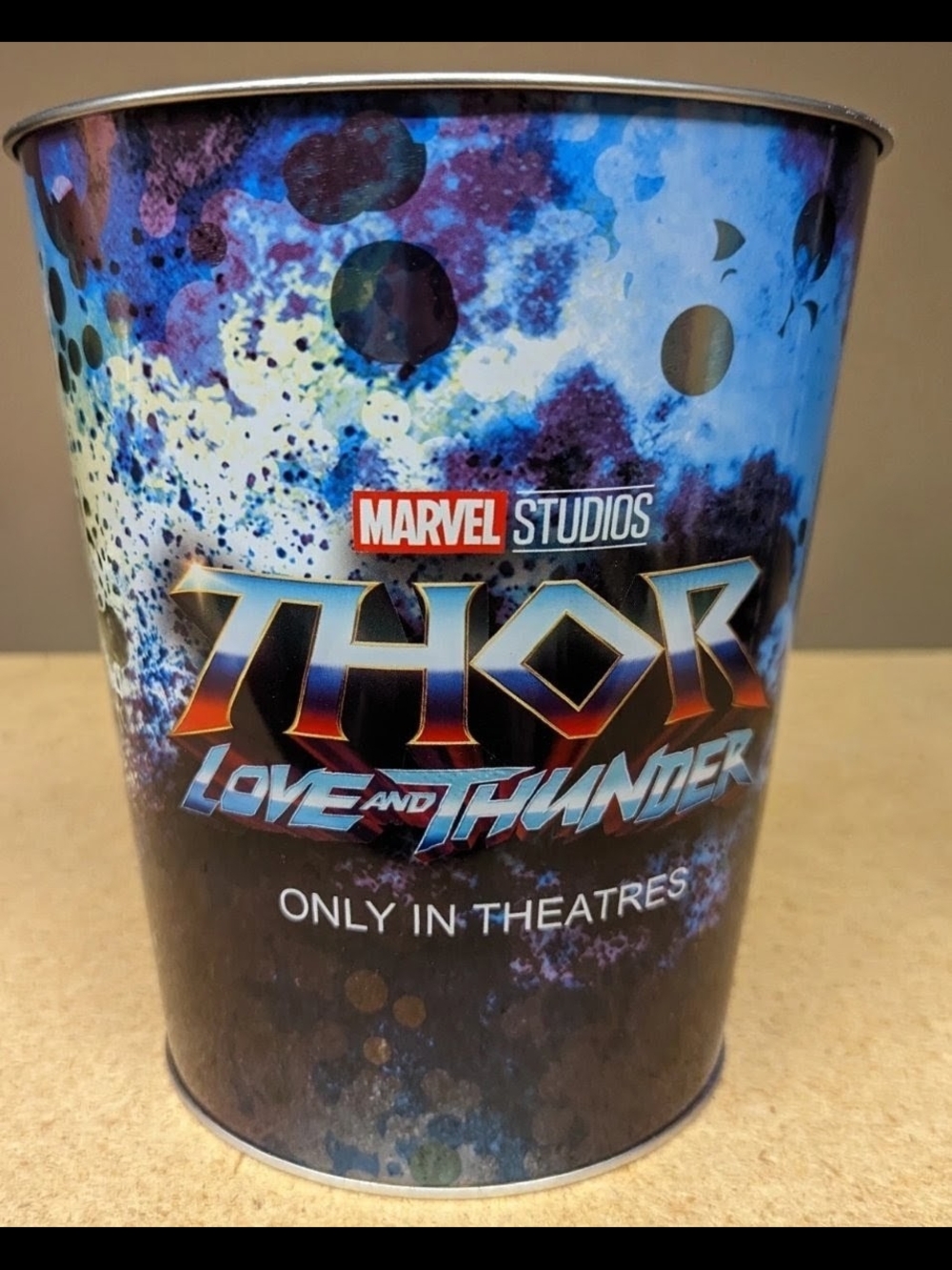 Marvel Thor Love and Thunder Tin Popcorn Bucket